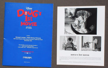 Vtg Doug's 1st Movie Promo T.V. Film Press Kit / Lobby Card Photo