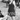 Vtg 1950's Black & White Girl On Beach (Skirt & Tank Top) Gatsby PHOTO #545