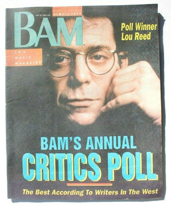 Vtg BAM LA's Music Magazine - January 26, 1990 Vol. 16 No. 2 Lou Reed