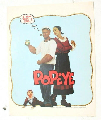 Vtg Promo Movie Theatre Advance Screening Program Brochure - 1980 Popeye