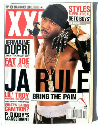 Vtg XXL November 2001 Music Artist Hip Hop Rap Magazine - JA RULE Jermaine Dupri