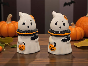 New Ghost Halloween Salt & Pepper Shakers Salt N Pepper Dinning Decor Set