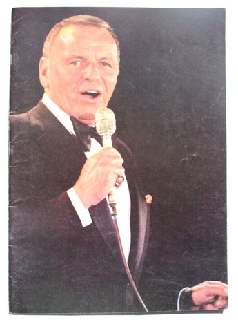 Vintage 1978 Frank Sinatra Photo Program Madison Square Garden NY Concert RARE