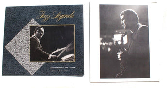 Vtg Jazz Legends 8 Print Portfolio Photos / Lithos By Lee Tanner (Art Blakey)