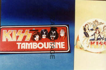 Vtg 1970s - 1980s (Aucoin) Promo Prototype Toy Photo KISS Tambourine #2156
