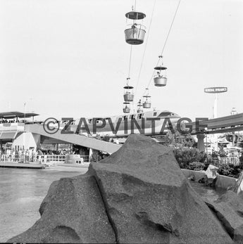 Vintage May 2, 1964 Disneyland Hight Ride Gondola (Disneyana) Photo #2109