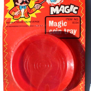Sealed Vintage 1975 Magic Coin Tray Gag Joke Gift Toy Parlor Trick NOS