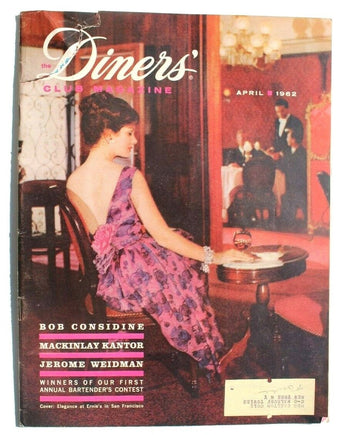 Vtg April 1962 The Diners Club Magazine Vol. 13 Issue 2 (Bob Considine)