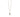 New Woman 18K Gold Plated Stainless Steel Cushion Pearl Chain Necklace