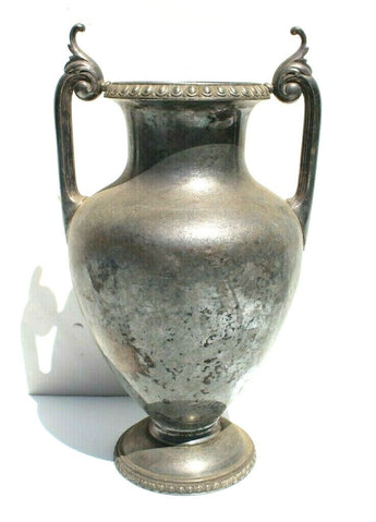 Vintage Antique 1920s Silver Plate Wallace Bros Blank Large Trophy