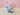 New Large Resin Blue Cameo Holiday Decorative Easter Egg W/ Large Pink Bow