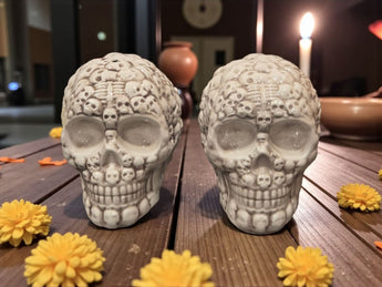 New Sugar Skull Halloween Salt & Pepper Shakers Salt N Pepper Dinning Decor