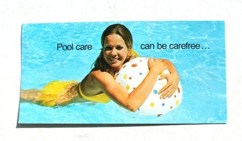Vtg 1950's Aquaguard Swimming Pool Chlorine Chemical ADVERTISING Brochure