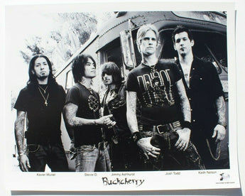 Buckcherry Band Press Photo (Jimmy Ashhurst, Josh Todd, Keith Nelson, Stevie D)