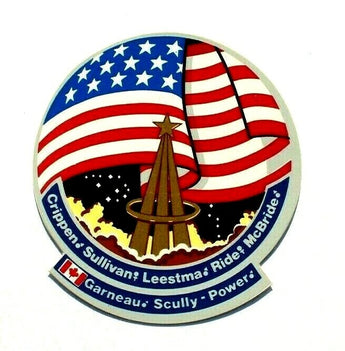 STS 41 G Space Shuttle Crippen Sullivan Leestma Ride McBride NASA Decal Sticker