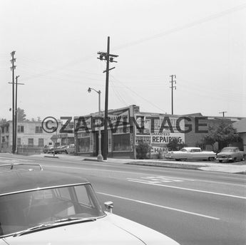 Vtg 1964 System Auto Parts & Repair Shop Los Angeles California Photo #1988