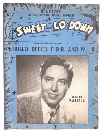 Vtg NOVEMBER 1, 1994 SWEET And LOW DOWN Music World Magazine Hollywood CA