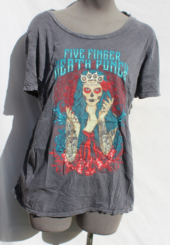 New MENS FFDP Five Finger Death Punch Got Your Six Graphic T-Shirt LRG
