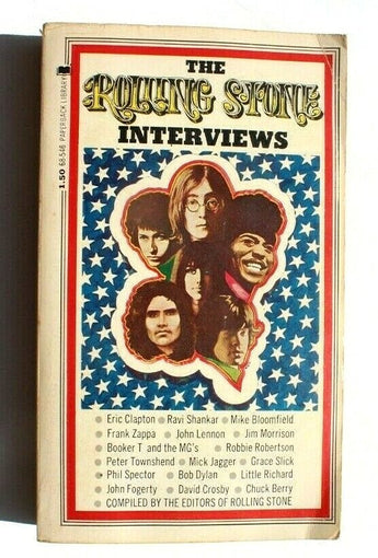 Vintage April 1972 The Rolling Stones Interviews Paperback Library Book