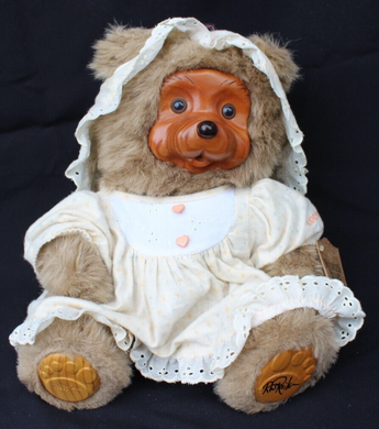 Vtg 1988 Wood Robert Raikes Collectibles Signed Teddy Bear - Jenny II8551/10000