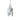 New White Silver BOHO Bohemian Elephant Toilet Brush Holder Bathroom