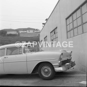 Vtg 1963 Side Front View Chevy Chevrolet Bel Air Old Car CA Photo #2124