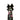 New Halloween Ghoulish Macaroon Glittered Black Bow Decor Tree Spooky Accents