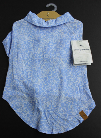 NEW Dog Apparel CLOTHING Tommy Bahama Tropical Flowers Large Beach Top NWT