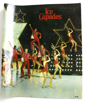 Vintage 1979 Ice Capades Program Souvenir Book W/ 2 Tickets April 5th
