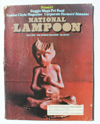 Vtg July 1974 National Lampoon Magazine (Dessert - Doggie Wogs Pet Food)