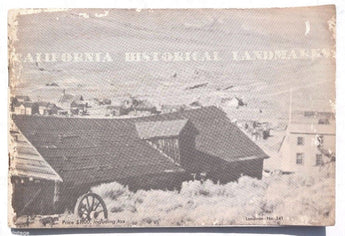 Vintage 1975 CALIFORNIA HISTORICAL LANDMARKS Travel Guide No. 341