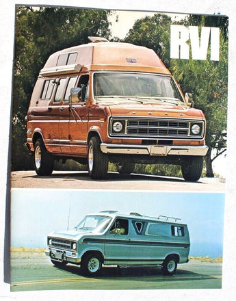 Vintage 1970s RVI Kar-A-Van Recreational Buyer’s Dealer Sales Brochure NOS