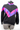 Vtg 1990s Retro Pink Purple Lavon Women's Sweater Full Zip Cotton 2 Pockets SM