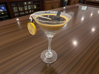 New Large Lemon Drop Martini W/ Lemon Slice Candle Home Decor Gift Birthday