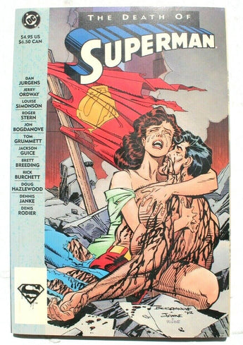 Vintage 1993 The Death of Superman (1993, DC) Comic book - Excellent