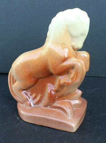 Vtg MCM CALIFORNIA CA Pottery - Brown Horse Standing Figurine