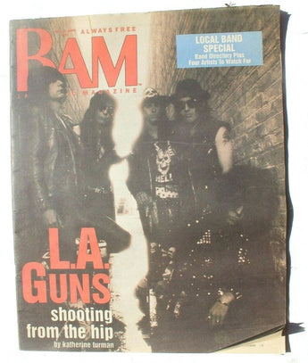 Vtg BAM LA's Music Magazine - November 17, 1989 Vol. 15 No. 23 L.A. Guns