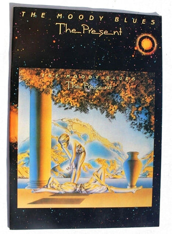 Vintage 1981 THE MOODY BLUES THE PRESENT CONCERT TOUR PROGRAM