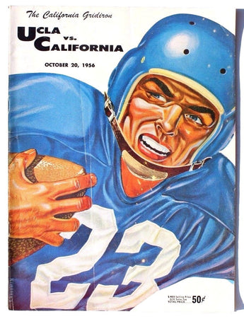 Vtg October 20 1956 The California Gridiron UCLA Vs California Gauchos Vs Aggies