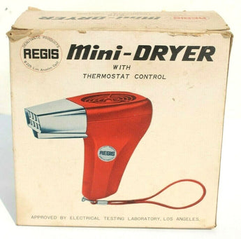 Vintage 1950s Mini Dryer By Regis Los Angeles Blow Dryer Movie Prop