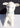 Vintage White Baby Lamb Ceramic Plant Garden Planter Pot Figurine