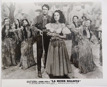 Vintage 1954 Rafael Baledon / Leonora Amar LA MUJER MALDITA Press
