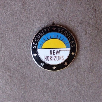 Vtg New Horizons Security Services Lapel Pin Hat Pin