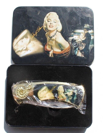 SEALED Marilyn Monroe Designer 7" Folding 3" Locking Blade Pocket Knife
