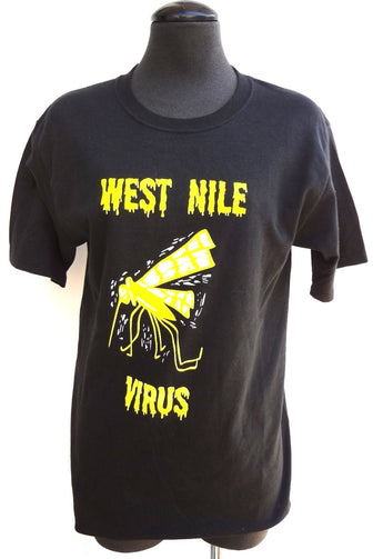 Vintage 2004 MENS Small WEST NILE VIRUS Rock Project CONCERT Tour T-SHIRT- NOS