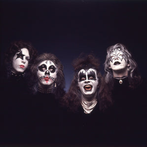 Vitnage 1970s - 1980s KISS Band Members Group Rock N Roll Music Photo #2757