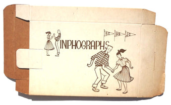 Vintage 1957 INPHOGRAPHS High School Dancing Print Box -NOS