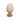 New Easter Diorama Pink Gold Egg Pedestal Bunny Rabbit Resin Figurine Decor 9.5"