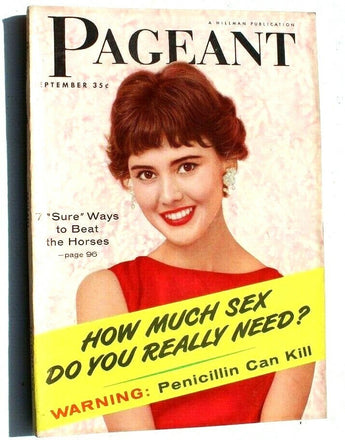 Vintage PAGEANT Magazine Hillman Publishing - September 1958 Vol. 14 No. 3