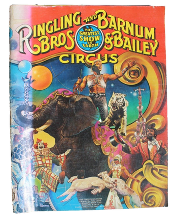 Vtg 1981 Ringling Bros and Barnum & Bailey Circus 11th Edition Souvenir Program